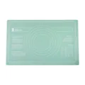 Tappetino per pasticceria in silicone alimentare con scale di misura, antiaderente per impastare. - Tappetino per Impastare / Verde Petrolio