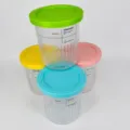 Contenedor de taza de repuesto para helado compatible con Ninja Creami NC500 NC501 serie. - Set de 4 piezas