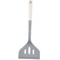 Spatule de cuisine ajourée en silicone antiadhésive ustensile de cuisson manche gris - Spatule ajourée (Manche en plastique)