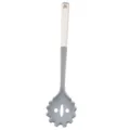 Cuillère à pâtes en silicone gris et beige, serviteur à spaghetti de cuisine pour cuisiner. - Cuillère à spaghettis (Manche en plastique)