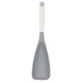 Spatule de cuisine en silicone gris avec manche beige, outil antiadhésif durable. - Spatule carrée (Manche en plastique)