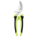 Cesoie da giardinaggio ergonomiche con lame in acciaio inossidabile per potatura. - Cesoie per potatura curve nero e verde