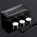 Stainless steel Swiss cheese melting stove mini raclette set with tealight candles for home use - Black Wire Handle Set (Pan + Rack + Spatula)