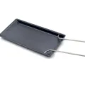 Mini non-stick cheese raclette baking pan with metal wire handle for home kitchen use. - Wire Handle (Single Pan)