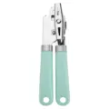 Stainless steel manual can opener with mint green handle, durable kitchen tool for everyday use - Can Opener
