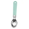 Mint green handle stainless steel ice cream scoop, durable kitchen gadget for fruit balling. - Ice Cream Spoon