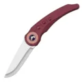 Coltello da frutta pieghevole in acciaio inossidabile portatile mini coltello da tasca bordeaux - Rosso scuro