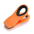 Orange Plastic Magnetic Refrigerator Sealing Clip Kitchen Food Fresh Keeping Clip - Orange