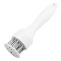 Household stainless steel meat tenderizer needle for kitchen steak cooking tool white. - White