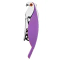 Joli tire-bouchon en forme de perroquet en acier inoxydable avec poignee violette - Style 1 Violet