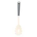 Silicone pasta fork server with dual-color handle kitchen utensil tool for cooking. - Pink Paw