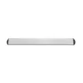Stainless steel magnetic knife holder wall mounted kitchen tool storage rack silver bar - 43cm