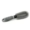 Professional car wheel cleaning brush with ergonomic handle and durable dense bristles for tires. - Straight Brush