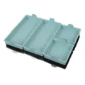 Set di 4 teglie da forno in silicone da cucina resistenti al calore stampo - Four-Piece Set / Blu