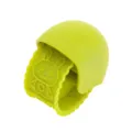 Green silicone pastry wheel cutter for baking, cute rabbit embossed cookie mold kitchen tool. - Rabbit Style Roller / Yellow-Green