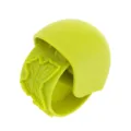 Green silicone baking dough cutter pastry wheel kitchen tool for biscuits pizza and pie crusts - Butterfly Style Roller / Yellow-Green