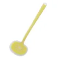 Silicone kitchen spatula, yellow and white non-stick cookware tool with hanging hole design. - S / Translucent Yellow
