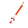 Christmas silicone food tong stainless steel BBQ tong heat-resistant cooking tool - 9" Smiling Santa Claus