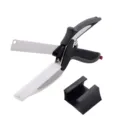 5-in-1 multifunctional kitchen scissors, detachable stainless steel food and vegetable cutter with base. - Spring Style