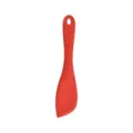 Spatola in silicone rosso utensile per pasticceria con foro di sospensione pratico - Rosso