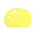 Thickened plastic dough scraper with scale baking bench knife cake spatula for kitchen pastry tool - Yellow