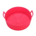Cestello in silicone pieghevole per friggitrice ad aria e teglia per dolci cucina. - Rosso