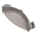 Scolapasta in silicone per pentola colino da cucina verdura filtro attrezzo grigio - Imballaggio in sacchetto / Grigio