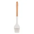 Pennello da cucina in silicone con manico in legno resistente al calore per barbecue - Pennello per Olio