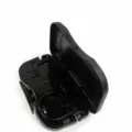 Black car storage tray foldable cup holder automotive back seat multi-functional beverage rack - Black