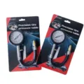 Precision mechanical tire pressure gauge with flexible hose and quick deflation valve. - Hose Type