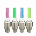 Vibration sensing LED tire valve light for bicycle motorcycle car wheels waterproof durable - 2 Pack (Blister Packaging) / Random Color