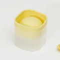 Silicone ice cube tray mold apricot yellow square sphere whiskey maker kitchen bar tool - Oversized Ice Ball [Milky Yellow]
