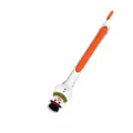 Christmas stainless steel food tongs with silicone handle, 26cm length, heat-resistant BBQ tongs. - 9" Snowman