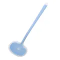 Blue silicone spatula non-stick heat resistant cooking spoon kitchen utensil with long handle - L / Translucent Blue