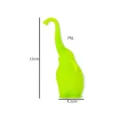Infusore per tè in silicone a forma di elefante verde, altezza 12 cm, filtro per tè. - Stile Elefante