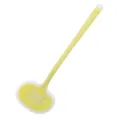 Long-handled silicone kitchen spatula in light yellow, heat-resistant and non-stick cookware tool. - L / Translucent Yellow