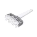 Rouleau pique-pâte en plastique pour pizza tarte pâtisserie outil de cuisine blanc gris - Pique-pâte rotatif