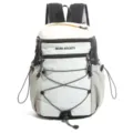 Lightweight outdoor sports hiking cycling backpack with color block design for daily commute. - L / 黑蓝灰拼色