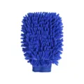 Microfiber chenille car wash mitt blue fluffy cleaning glove for auto detailing tools 1pc - Double-Sided Random Color