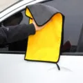 Panno per lavaggio auto in microfibra bicolore, panno di pulizia assorbente, 30x60cm - 30*60cm