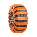 Chaîne à neige universelle orange pour pneu de voiture SUV berline sécurité conduite hiver. - Chaînes antidérapantes à chenilles