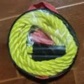 Auto sleepkabel 3m zware nylon riem met haken en handgrepen in handige opbergtas - Gevlochten Stijl / Normale Specificatie