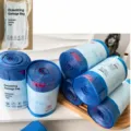 Drawstring garbage bags heavy duty trash bags roll pack household cleaning supplies 50pcs - Drawstring Style / Pack of 50 / Multicolor