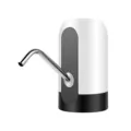 Electric water dispenser pump for bottled water, portable wireless USB charging model for home. - White