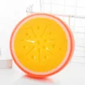 Esponja de limpieza gruesa en forma de fruta, lindo diseño de rodaja de naranja. - Naranja Dulce