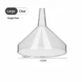 Embudo de cocina transparente de plástico gran tamaño paquete individual muy práctico. - L / Transparente