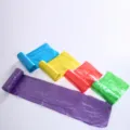 Bunte flache Müllsäcke Mehrfarbige Variante 15 Stück praktische Haushaltsreinigung Tasche - Flache Öffnung / 15 Stück Pro Rolle / Müllbeutelrollen mit flachem Rand (15 Beutel pro Rolle)