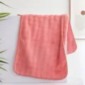 Serviette de bain en polaire corail rose, serviette de visage absorbante douce et confortable. - 35*75cm / Rouge Brique