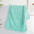 Serviette de visage en polaire bouclette vert menthe, serviette de bain corail absorbante. - 35*75cm / Vert Pâle