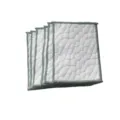 Thickened Double-Layer Kitchen Dishcloth White Textured Cleaning Rag with Gray Border - Right-Angle Double Layer / 12*16cm / Silver Gray